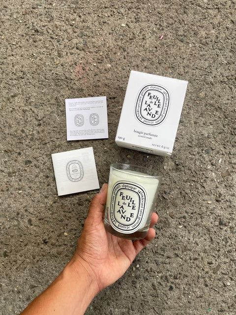 Brand New Diptyque Feuille Candle, Large Size