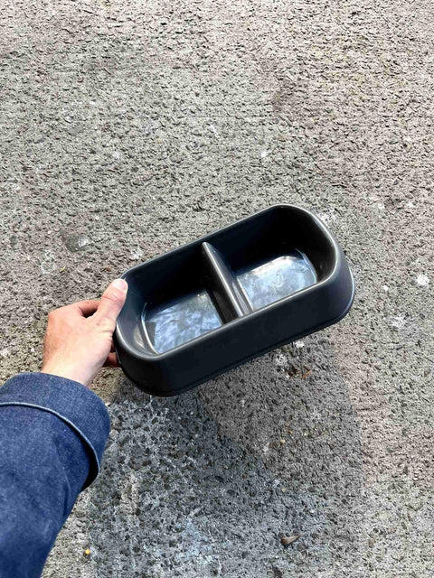 Divided Pet Food Bowl