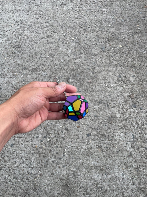 Dodecahedron Puzzle Keychain