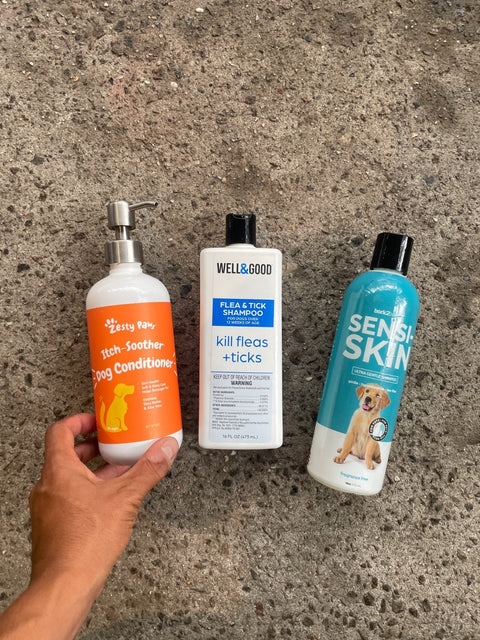 Dog Shampoo Essentials Bundle Sampler-levels