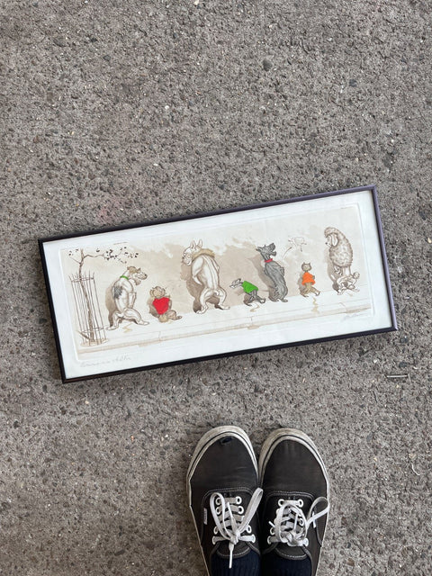 Doggone Cute Framed Art