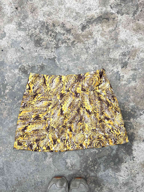 Dollhouse Vibrant Patterned Skirt, Sz M