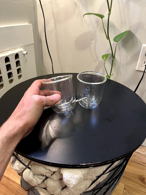 Double Walls Drinking Glasses Or Coffee Cups