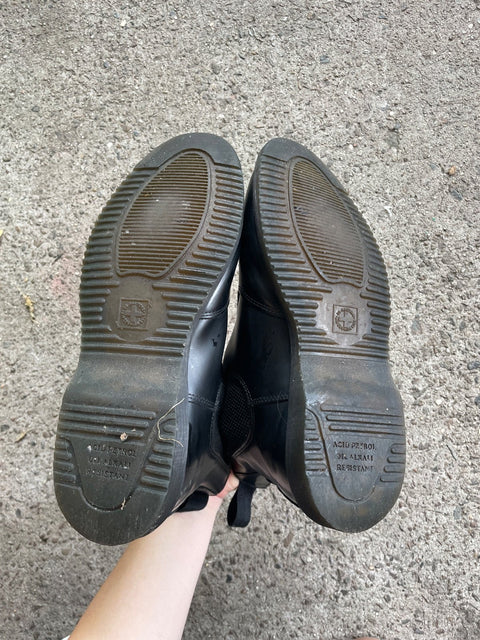 Dr Martens Black Leather Chelsea Boots, Sz US 9M, EU 42
