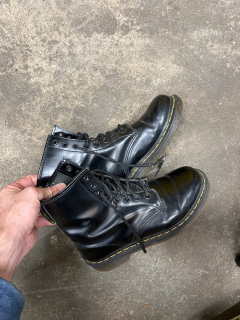 Dr. Martens Iconic Black Boots, Size US 8W or 7M or EU 39