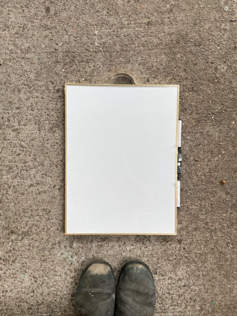 Dry Erase Board with Markers
