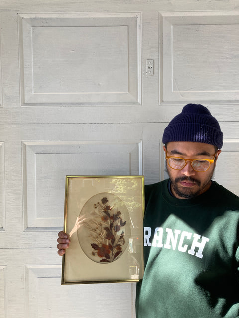 Dried Flowers Art, 12x15”