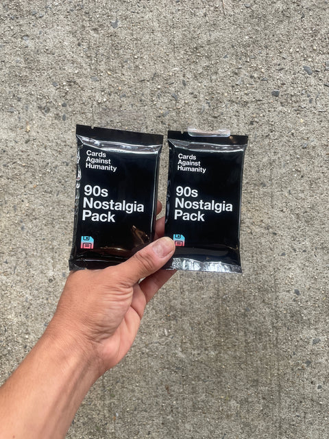 Cards Against Humanity 90s Edition, 1 for you and 1 a friend