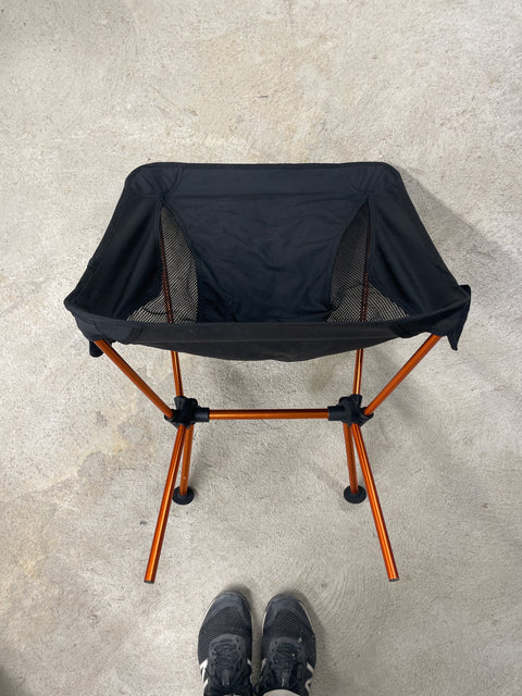Orange Rimmed Camping Chair