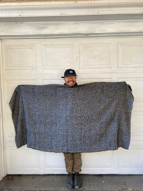 A Nice Black & White Throw Blanket