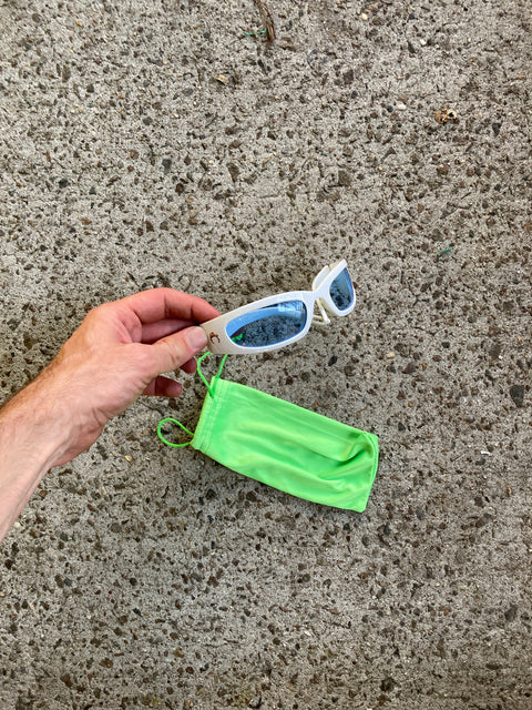 Blue Tainted Glasses To Go Party With