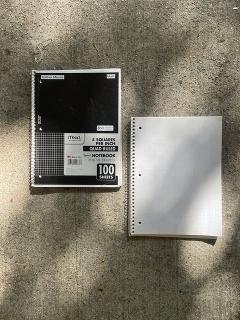 Graph Paper, 2 Pads Worth
