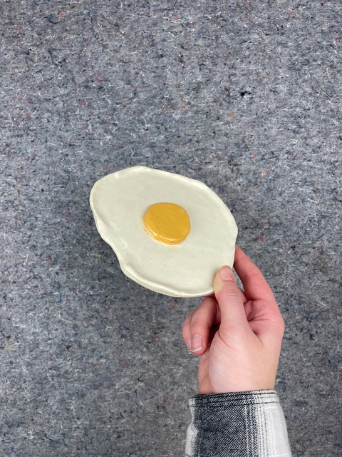 Egg-cellent Ceramic Trinket Dish
