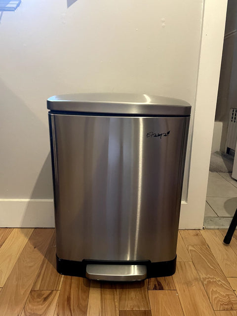 Elama Stainless Steel Trashcan