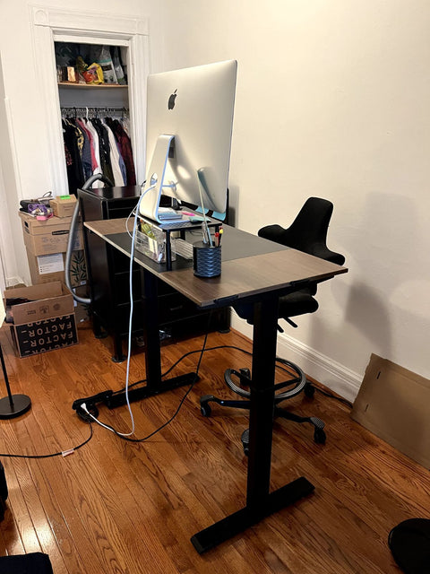 Electric Height & Width Adjustable Standing Desk, 48x24"