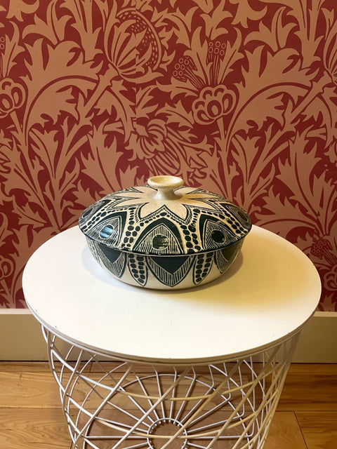 Elegant Ceramic Lidded Dish