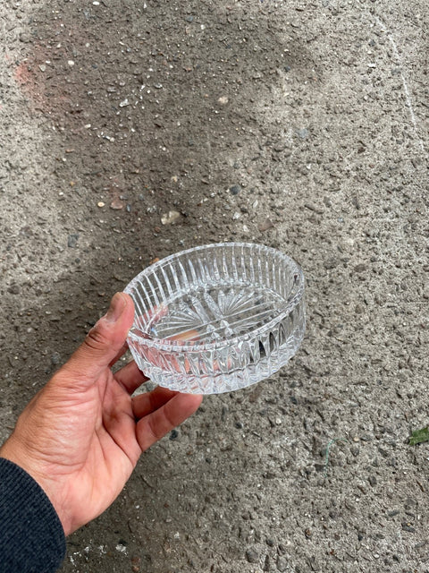 Elegant Crystal Trinket Dish