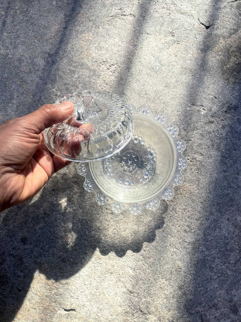 Elegant Glass Serving Dish