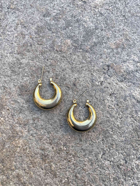 Elegant Gold Hoop Earrings