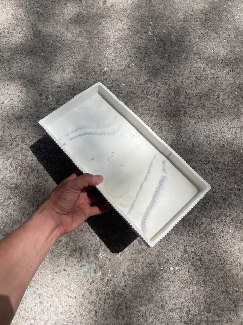 Elegant Marble Bath Tray