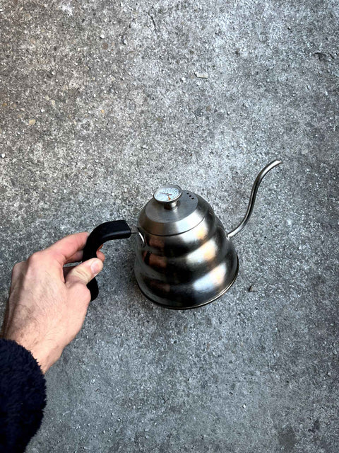 Elegant Pour-Over Kettle With Built-In Thermometer