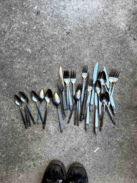 Elegant Silverware Set