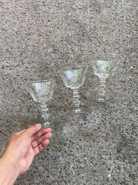 Elegant Vintage Coupe Glasses