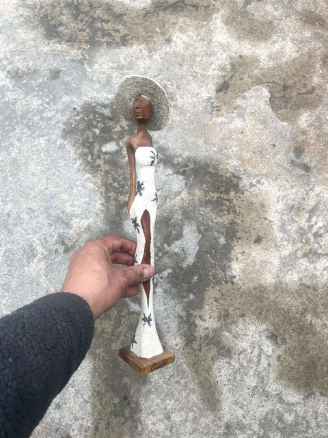 Elegant Wooden Figurine