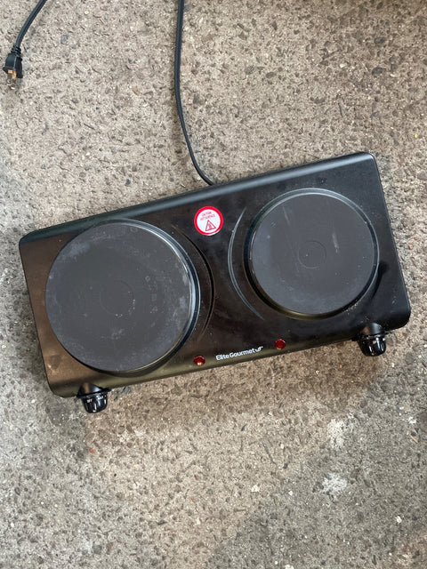 Elite Gourmet Double Burner