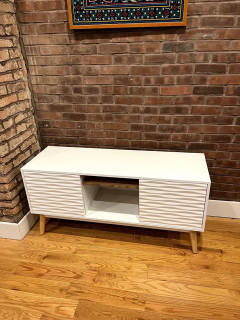 Elle Decor Aurie Media Console Cabinet, W48xD16xH23"