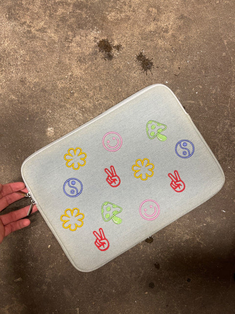 Embroidered Laptop Sleeve Up To 15"