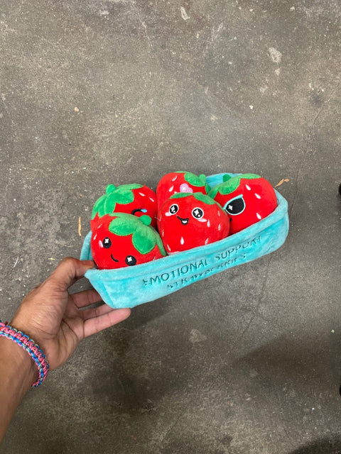 Emotional Support Strawberries Plushies