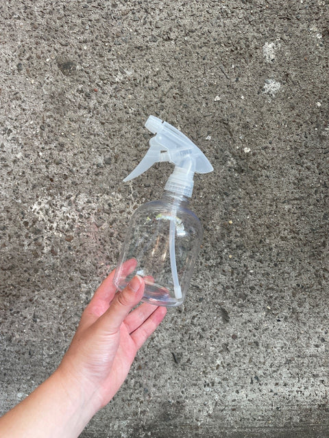 Empty Plastic Spray Bottle