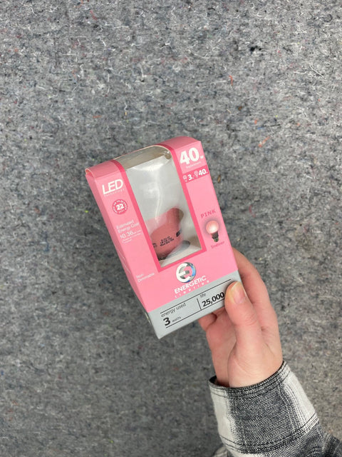 Energetic Lighting Pink Bulb
