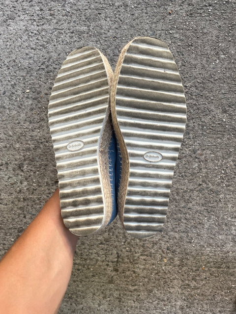 Espadrille Denim Slip-Ons, Sz 39eu