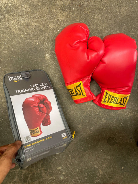 Everlast LacelessTraining Gloves, Sz Small