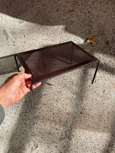 A Metal Industrial Riser to Lift Your Desk Cactus