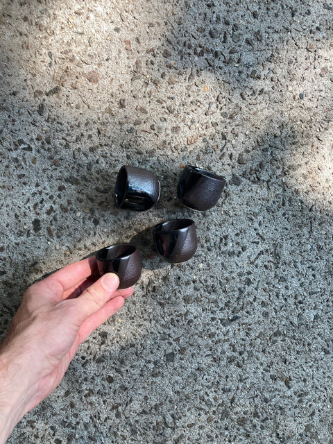 4 Ceramic Sake Cups
