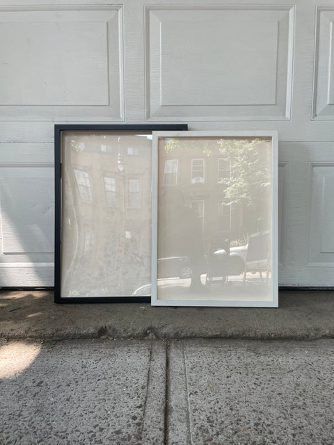 2 Large Frames, Black & White