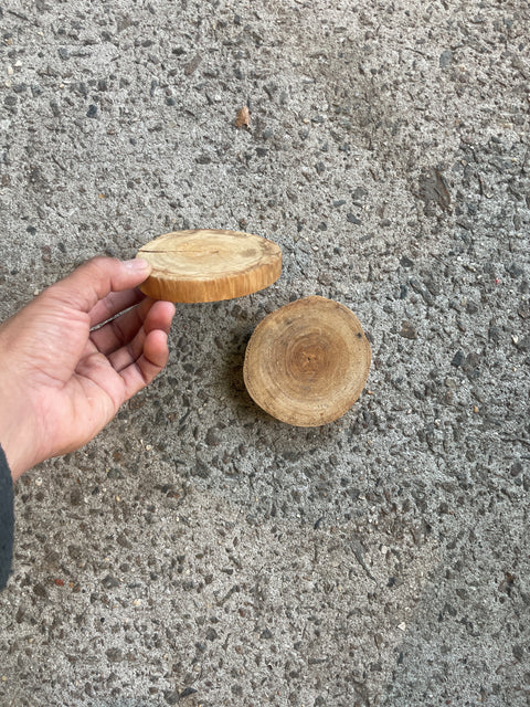 2 Wood Coasters