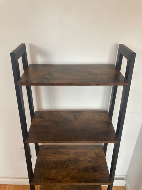 4 Tier Bookshelf, W22"xD10"xH55"