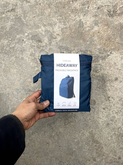 FITKICKS Hideaway Backpack in Blue