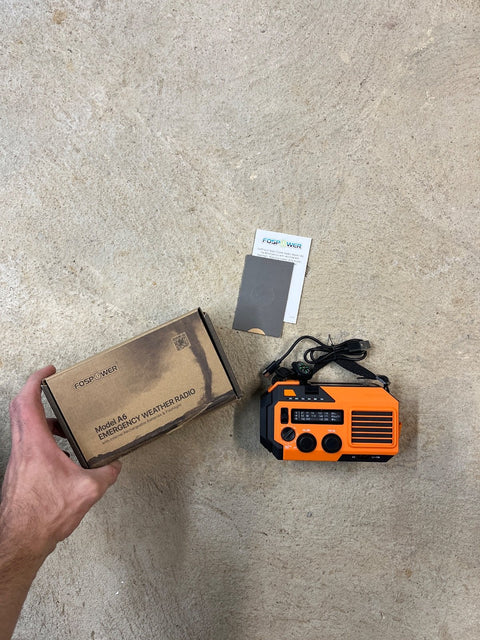 FOSPOWER Emergency Weather Radio