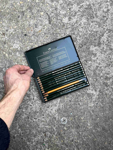 Faber-Castell Pencils Set, HB to 6B