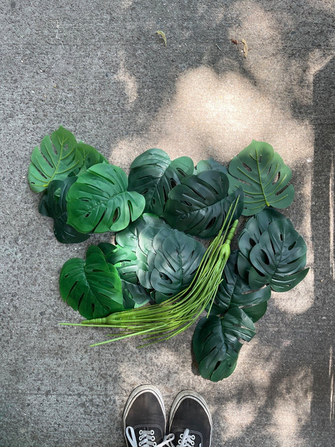 Fake Monstera Leaves Bundle