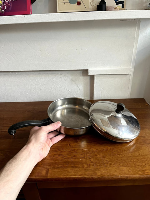 Farberware Stainless Steel Aluminum Clad Skillet, 8"