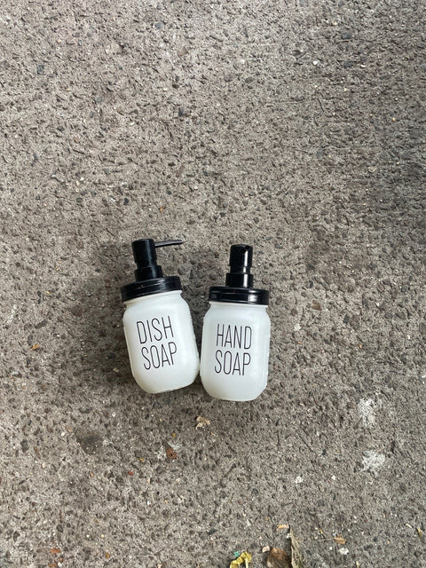 Farmhouse Soap Dispenser Set