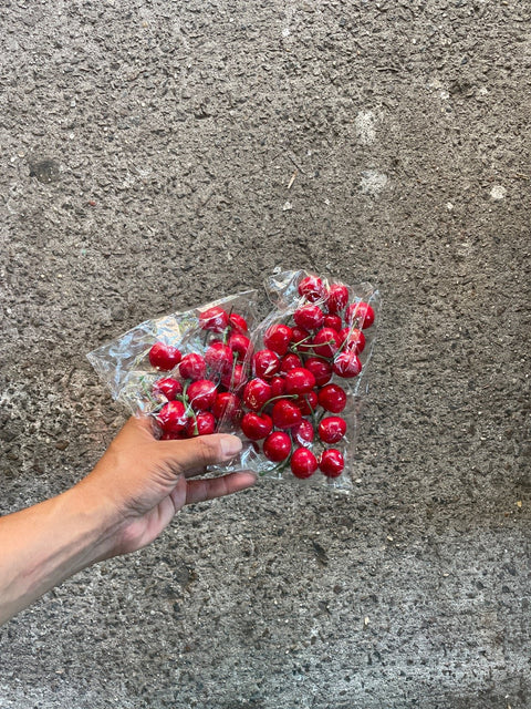 Faux Sweet Cherries In My Hand