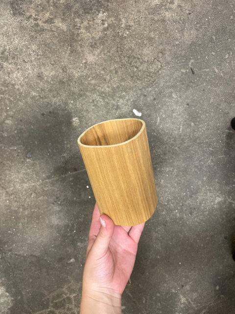 Faux Bamboo Toothbrush Cup