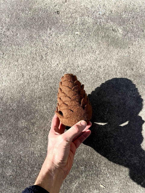 Felt Pine Cone Toy